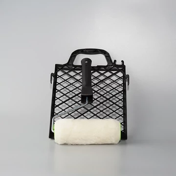 Festőhenger szett (henger 18 cm, nyél 6mm, fekete csepegtetőrács)