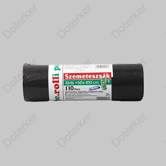 Szemeteszsák 60x100 cm,110 l,10 db/tekercs 